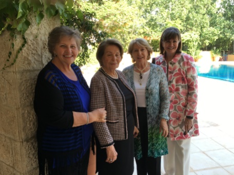 2016-5-29 Sister Phillips with guests at Garden Party